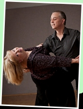 Award winning dance instructors Linda Landwehr & Stan Mayer.
